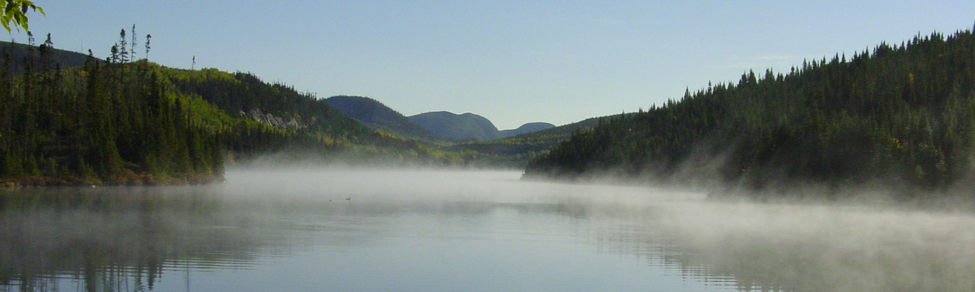 SAVOIR-S’ÉVADER Ici, la nature est généreuse : 32 lacs occupent un territoire exclusif de 81 km<sup>2</sup>, entouré de hauts sommets montagneux. L’orignal, le castor et l’ours noir habitent cette forêt boréale unique. Des rivières sinueuses, des parois escarpées, une chute immense et des km de sentiers guident la découverte de la Pourvoirie du Lac-Moreau.